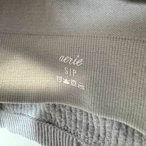 Aerie Ribbed Bra Grey - Picture 8 of 12